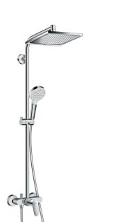 Душевая стойка Hansgrohe Crometta E 240 1jet Showerpipe 27284000 Душевая стойка Hansgrohe Crometta E 240 1jet Showerpipe 27284000