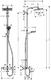 Душевая стойка Hansgrohe Crometta E 240 1jet Showerpipe 27298000 с термостатом