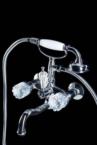 Смеситель для ванны Boheme Crystal хром 273-CRST Смеситель для ванны Boheme Crystal хром 273-CRST