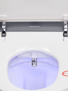 Унитаз-биде Boheme электронный Panasonic CH2730 с инсталляцией и кнопкой смыва_Комплект белый