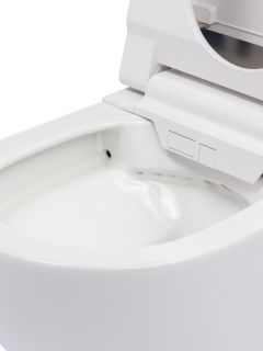 Унитаз-биде Boheme электронный Panasonic CH2730 с инсталляцией и кнопкой смыва_Комплект белый