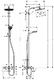 Душевая стойка Hansgrohe Crometta S 240 1jet Showerpipe 27320000 с термостатом