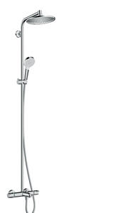 Душевая стойка Hansgrohe Crometta S 240 1jet Showerpipe 27320000 с термостатом