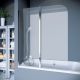 Шторка для ванны Koller Pool Waterfall Line QP95(left) chrome,clear Шторка для ванны Koller Pool Waterfall Line QP95(left) chrome,clear