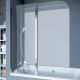 Шторка для ванны Koller Pool Waterfall Line QP95(left) chrome,grape Шторка для ванны Koller Pool Waterfall Line QP95(left) chrome,grape