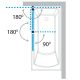 Шторка для ванны Koller Pool Waterfall Line QP95(left) chrome,grape Шторка для ванны Koller Pool Waterfall Line QP95(left) chrome,grape