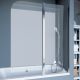 Шторка для ванны Koller Pool Waterfall Line QP95(right) chrome,clear Шторка для ванны Koller Pool Waterfall Line QP95(right) chrome,clear