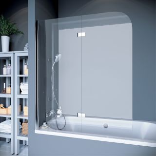 Шторка для ванны Koller Pool Waterfall Line QP97(left) chrome,clear