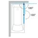 Шторка для ванны Koller Pool Waterfall Line QP97(left) chrome,grape Шторка для ванны Koller Pool Waterfall Line QP97(left) chrome,grape