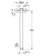 Душевой кронштейн потолочный Grohe Rainshower neutral 27484000 хром
