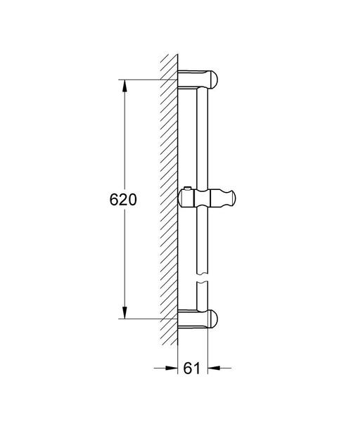 Душевая штанга Grohe Tempesta New 27523000
