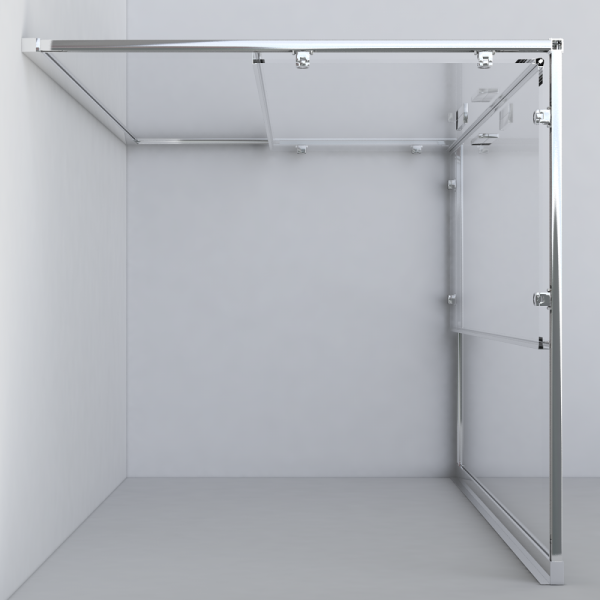 Душевой уголок Vincea Garda VSS-1G9010CLB 100x90 см