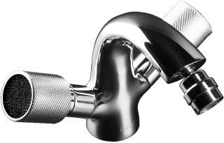 Смеситель для биде Boheme  ROYAL CRYSTAL BLACK, хром_Комплект хром