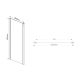 Душевой уголок Vincea Intra VSR-1I809090CH 80/90 x 80 см