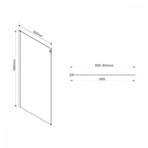 Душевой уголок Vincea Como VSR-1C9013CL 130x90 см