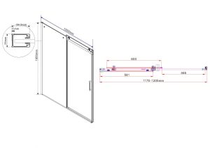 Душевой уголок Vincea Como VSR-1C9013CL 130x90 см