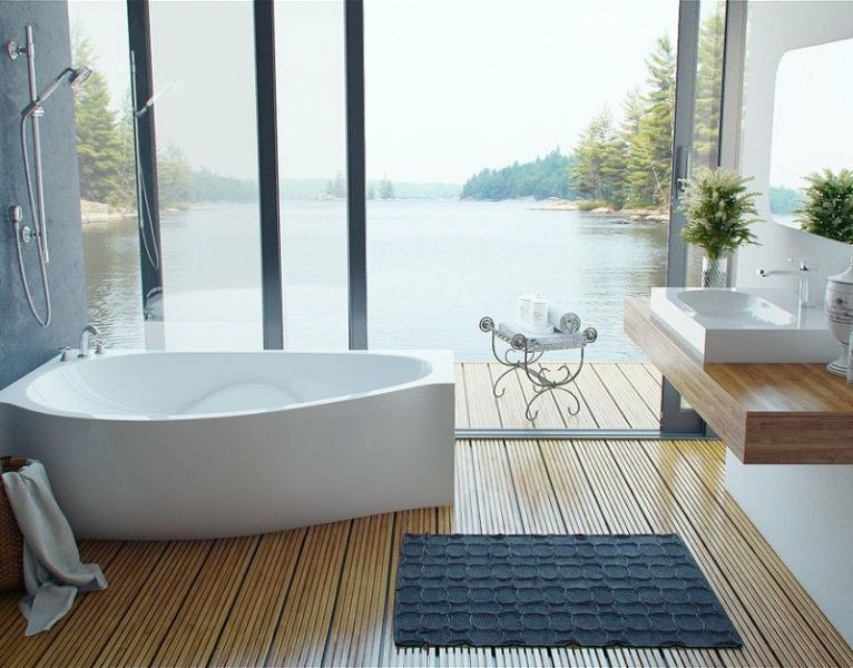 Ванна из литьевого мрамора Эстет Gracia silk ФР-00014529 Л 170x94см белый матовый