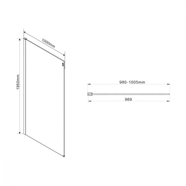 Душевой уголок Vincea Como VSR-1C1012CL 120x100 см