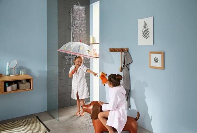 Душевая стойка HANSGROHE Croma E 280 1jet Showerpipe 27630000 с термостатом