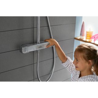 Душевая стойка HANSGROHE Croma E 280 1jet Showerpipe 27630000 с термостатом Душевая стойка HANSGROHE Croma E 280 1jet Showerpipe 27630000 с термостатом