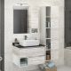 Тумба COMFORTY Прага-75 дуб 00-00014832, с графитовой столешницей, с раковиной COMFORTY T-Y9378