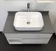 Тумба COMFORTY Прага-90 00-00014424, с графитовой столешницей с раковиной Comforty T-Y9378