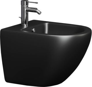 Биде подвесное Ceramica Nova Metropol CN4003MB чёрный матовый Биде подвесное Ceramica Nova Metropol CN4003MB чёрный матовый