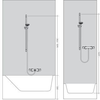Душевой гарнитур Hansgrohe Crometta 85 Vario/UnicaC 27764000 Душевой гарнитур Hansgrohe Crometta 85 Vario/UnicaC 27764000