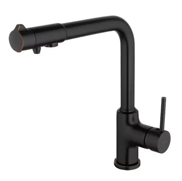 Смесители для кухни Gappo G4390-10 с подключением под фильтр чёрный Смесители для кухни Gappo G4390-10 с подключением под фильтр чёрный