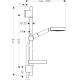 Душевой гарнитур Hansgrohe Raindance S 120 AIR 3jet 27886000 650 мм