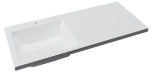 Раковина над стиральной машиной Madera Kamilla левая 110см белый 4627173210041