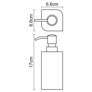 Wasserkraft Elba K-2799 Дозатор для жидкого мыла 290 ml Wasserkraft Elba K-2799 Дозатор для жидкого мыла 290 ml