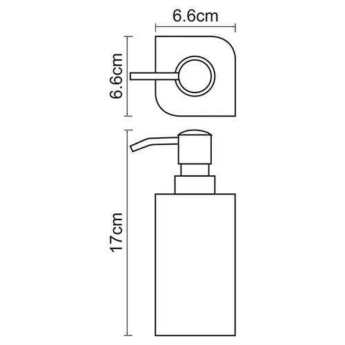 Wasserkraft Elba K-2799 Дозатор для жидкого мыла 290 ml Wasserkraft Elba K-2799 Дозатор для жидкого мыла 290 ml