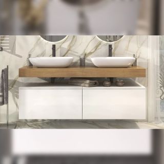 Тумба подвесная без столешницы Velvex Unit tp.UNI.80.2Y белый глянец, 80 см Тумба подвесная без столешницы Velvex Unit tp.UNI.80.2Y белый глянец, 80 см