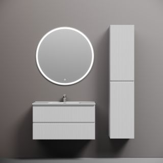 Тумба подвесная Sancos Сноб Т (Snob T) SNT90W 90 см белый матовый