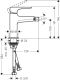 Смеситель Hansgrohe Metropol 32520000 для биде с д/к