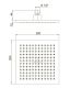 Верхний душ Paini 50CR759TCASQE 20см хром