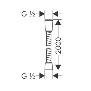 Шланг для душа Hansgrohe 28134000