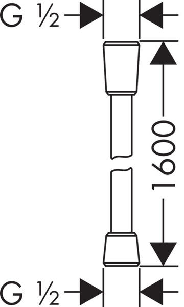 Шланг для душа Hansgrohe Isiflex’B 28276000