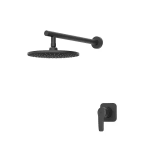 Душевой комплект IDDIS Оптима Хоум (Optima Home) OPHBL01i66 чёрный матовый