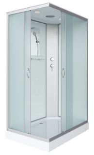 Душевая кабина Niagara NG-43295-14Q 120x90см серебро/матовое