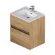 Тумба с раковиной Am.Pm Sense M7B-FUX0602OF-WCC0602WG 60 см дерево