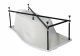 Каркас сварной для акриловой ванны Aquanet Borneo 170x90 L