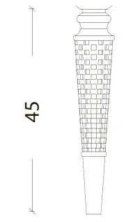 Ножки для мебели Armadi Art Denti 847-W-45 белый