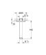 Душевой кронштейн потолочный Grohe Eurostyle Rainshower neutral 28724000 хром