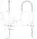 Смеситель для кухни ZORG Steel Hammer SH 6022 INOX