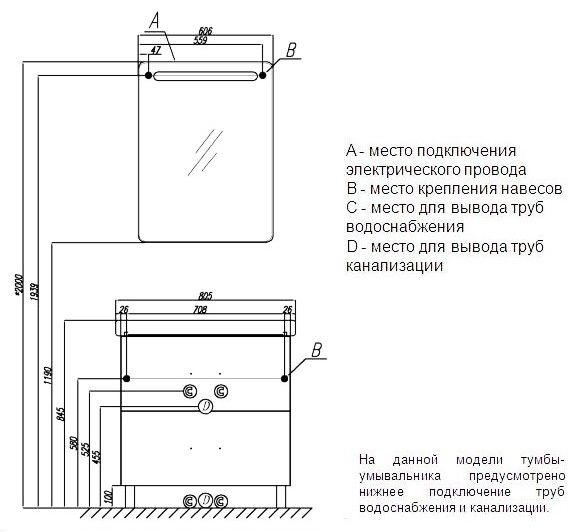 Тумба под раковину Акватон Америна 80см тёмно-коричневый 1A169401AM430 Тумба под раковину Акватон Америна 80см тёмно-коричневый 1A169401AM430
