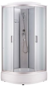 Душевая кабина Royal Bath Eko стекло белое/матовое 80x80см RB-EKO80CK-WM