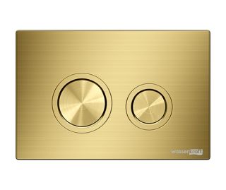 Система инсталляции для унитазов WasserKRAFT Vils 56TLT.010.ME.MG01 с кнопкой смыва золото матовое