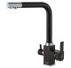 Смеситель для кухни ZORG Steel Hammer SH 805 BLACK CR Смеситель для кухни ZORG Steel Hammer SH 805 BLACK CR